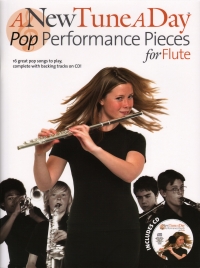 New Tune A Day Pop Performance Pieces Flute + Cd Sheet Music Songbook