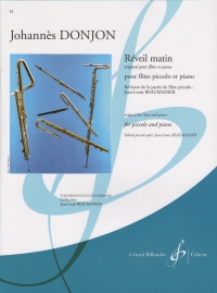 Donjon Reveil Matin Piccolo & Piano Sheet Music Songbook