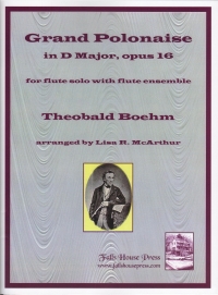 Boehm Grand Polonaise D Op16 Solo Flute & Ensemble Sheet Music Songbook