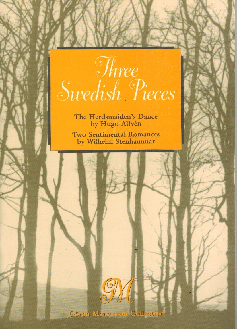 Three Swedish Pieces Alfven & Stenhammar Flute Sheet Music Songbook