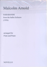 Arnold Sarabande Solitaire Flute & Piano Sheet Music Songbook