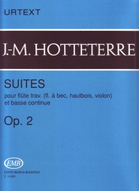 Hotteterre Suites Op2 Flute Sheet Music Songbook