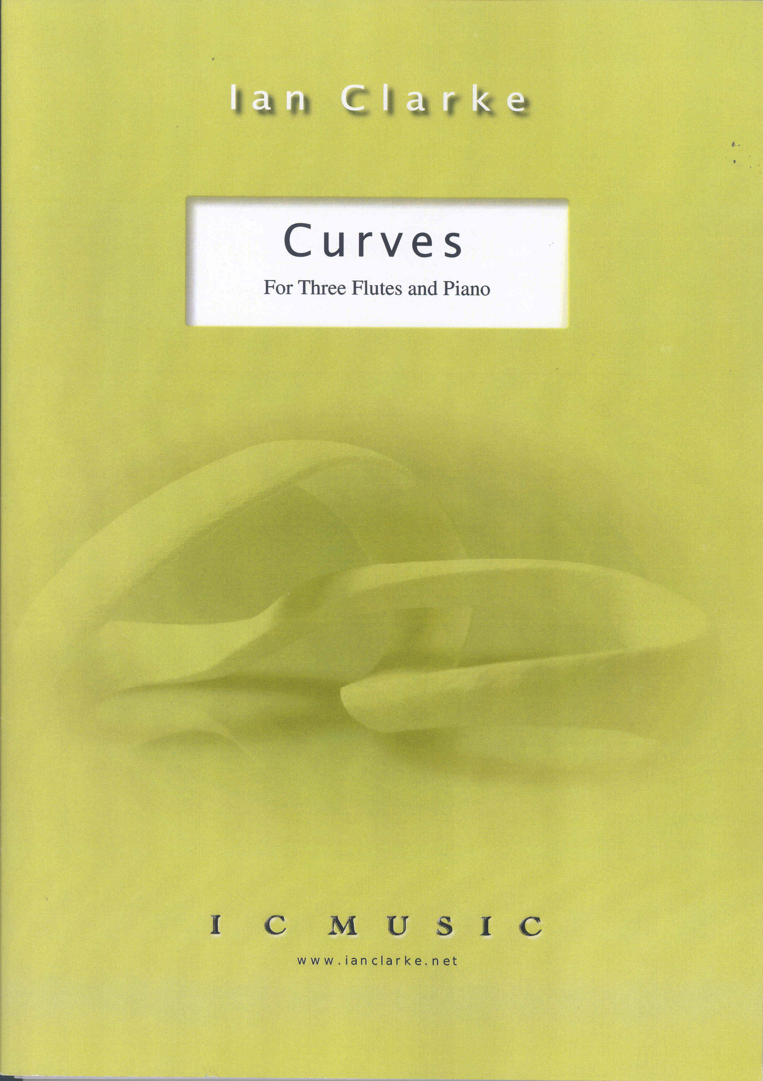 Clarke Curves  3 Flutes & Piano Sheet Music Songbook