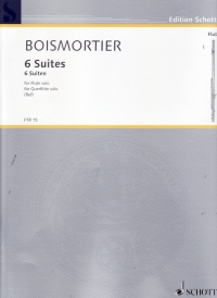 Boismortier 6 Suites Op35 Flute Sheet Music Songbook