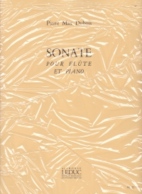 Dubois Sonata Flute & Piano Sheet Music Songbook