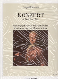 Mozart Flotenkonzert G-dur Flute & Piano Sheet Music Songbook