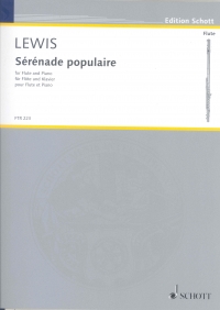 Lewis Serenade Populaire Flute & Piano Sheet Music Songbook