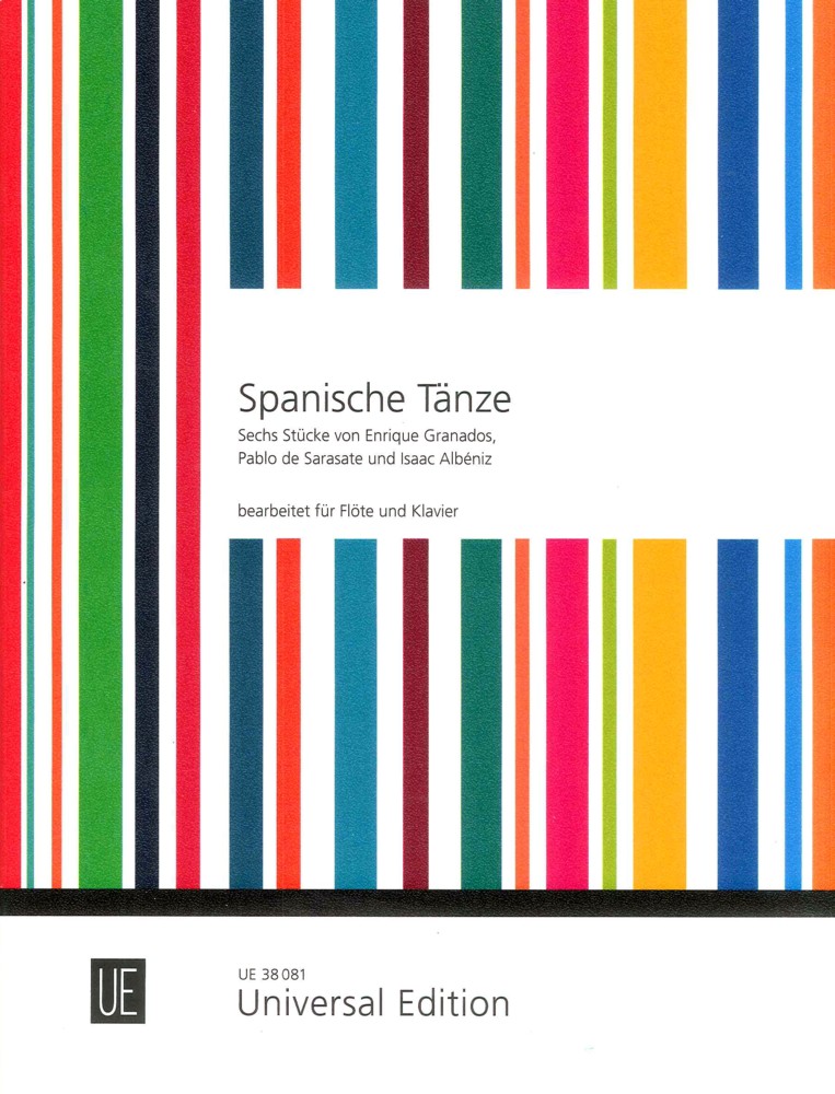 Spanische Tanze Spanish Dances Flute & Piano Sheet Music Songbook