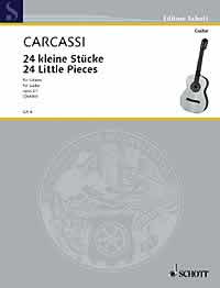 Carcassi 24 Little Pieces Op21 Guitar Sheet Music Songbook