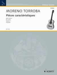 Moreno-torroba Pieces Caracteristiques Book 1 Sheet Music Songbook