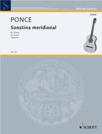 Ponce Sonatina Meridional Guitar Sheet Music Songbook
