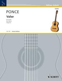 Ponce Valse Guitar Sheet Music Songbook