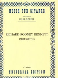 Bennett Impromptus (5) Guitar Sheet Music Songbook