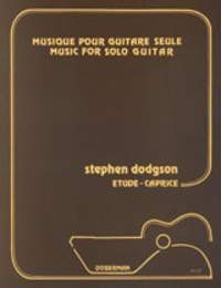Dodgson Etude Caprice Guitar Sheet Music Songbook