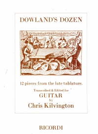 Dowland Dozen Guitar Sheet Music Songbook