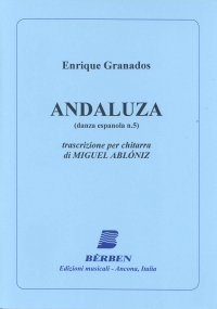 Granados Andaluza Spanish Dance No 5 Guitar Sheet Music Songbook