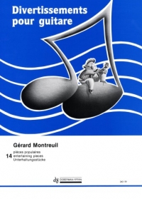Montreuil Divertissements (14 Pieces) Guitar Sheet Music Songbook