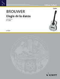 Brouwer Elogio De La Danza Guitar Sheet Music Songbook