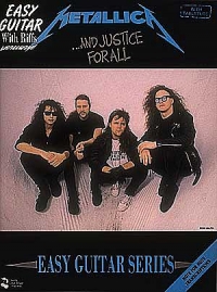 Metallica And Justice For All Easy Guitar/v Sheet Music Songbook