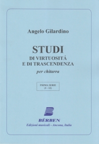 Gilardino Studi Di Virtuosita 1st Series Guitar Sheet Music Songbook