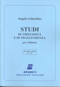 Gilardino Studi Di Virtuosita 2nd Series Guitar Sheet Music Songbook
