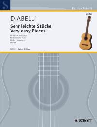 Diabelli Very Easy Pieces Vol 4 Guitar & Piano Sheet Music Songbook