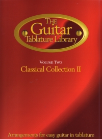 Guitar Tab Library Vol 2 Classical Coll Tab Sheet Music Songbook