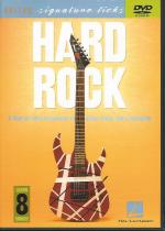 Hard Rock Guitar Signature Licks Dvd Sheet Music Songbook