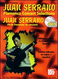 Juan Serrano Flamenco Concert Selections Book & Cd Sheet Music Songbook