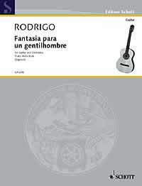 Rodrigo Fantasia Para Un Gentilhombre Guitar Sheet Music Songbook