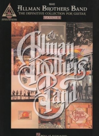 Allman Brothers Definitive Collection 1 Tab Sheet Music Songbook