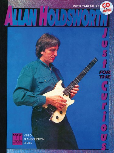 Allan Holdsworth Just For The Curious Book & Cd Sheet Music Songbook