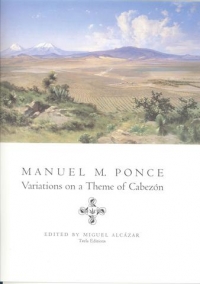 Ponce Variations On A Theme Of Cabezon Guitar Sheet Music Songbook