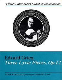 Grieg Lyric Pieces (3) Op12 Guitar Sheet Music Songbook