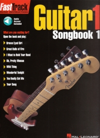 Fast Track Guitar 1 Songbook 1 Book & Audio Sheet Music Songbook