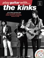 Kinks Play Guitar With Book & Cd Tab Sheet Music Songbook