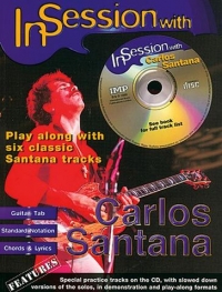 Carlos Santana In Session With Book & Cd Guitar Sheet Music Songbook