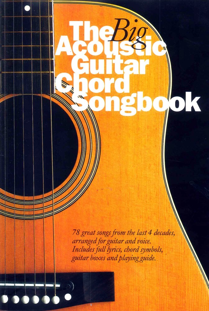 Big Acoustic Guitar Chord Songbook Sheet Music Songbook