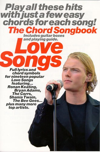 Love Songs Chord Songbook Guitar Sheet Music Songbook