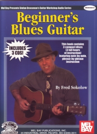 Beginners Blues Guitar Book & 3cds Sokolow Sheet Music Songbook