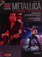 Metallica Legendary Licks 1988-1996 Book & Cd Sheet Music Songbook