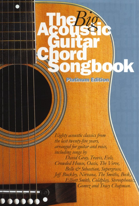 Big Acoustic Guitar Chord Songbook Platinum Sheet Music Songbook