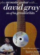 David Gray Play Acoustic Guitar With Book & Cd Sheet Music Songbook