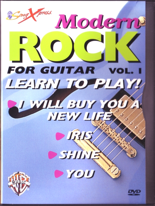 Songxpress Modern Rock 1 Dvd Sheet Music Songbook