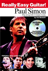 Paul Simon Really Easy Guitar Book & Cd Sheet Music Songbook