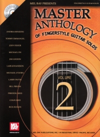 Master Anthology Fingerstyle Guitar Solos 2 +cd Sheet Music Songbook