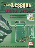 First Lessons Rock Guitar Christiansen Book & Cd Sheet Music Songbook