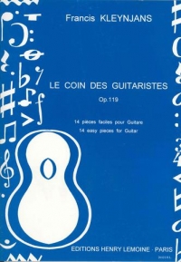 Kleynjans Coin Des Guitaristes Op119 Guitar Sheet Music Songbook