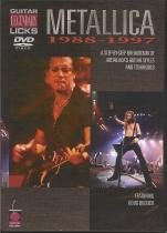 Metallica Legendary Licks Guitar 1988-1997 Dvd Sheet Music Songbook