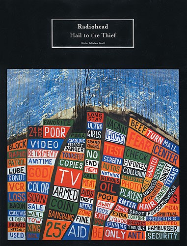 Radiohead Hail To The Thief Guitar Tab Sheet Music Songbook